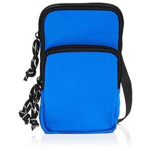 AQUA Women's Blue Nylon Removable Includes 11 Inch Carry Adjustable Phone Pouch
